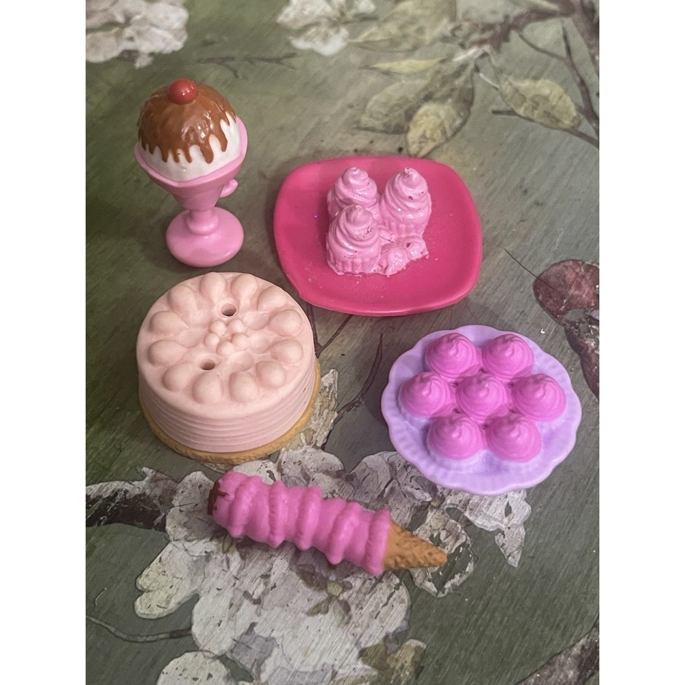 Barbie Doll Dessert Baking Lot Miniatures Diorama Sweet Treats